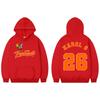 Singer Karol G Tropicoqueta Tour 2026 Print Hoodies Fashion Y2k Oversized Hooded Sweatshirts Unisex Casual Fleece Pullovers