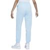 Jordan Logo Print Drawstring Cuffed Mid-Rise Track Pants Women Bottoms Light-Blue DN4576-438