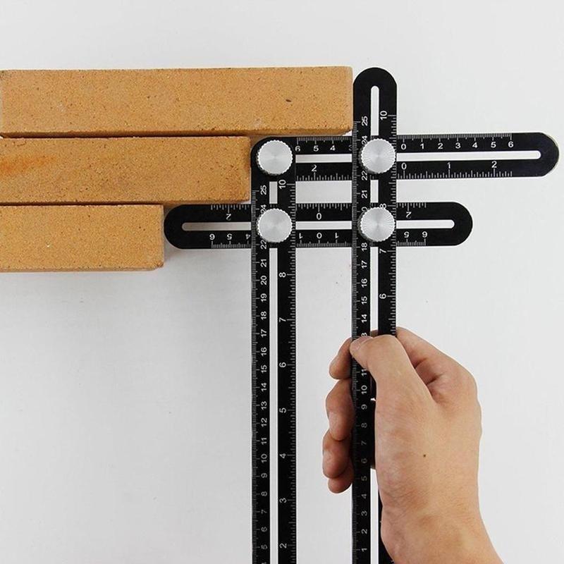 Universal Ceramic Tile Perforation 6-side Measuring Positioner