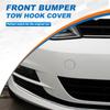 Car Front Bumper Tow Hook Cover Fit for VW Golf VII MK7 2013 2014 2015 2016 2017 Towing Eye Cap Trailer Cover 5G0807241 5GG807241 (Silver, Passenger