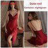 Sexy Solid Color Womens Satin Sleep Dress And Robe Set For Comfortable Nightwear