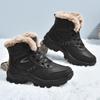 Men Boots 2025 New Winter Outdoor Keep Warm Men Shoes Waterproof Non-Slip Plush Sneakers Casual Hiking Boots Men Sneakers