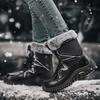 Winter Hiking Shoes Women Warm Plush Snow Boots Women High Quality Lace-up Comfortable Ankle Boots Outdoor Waterproof  Boots