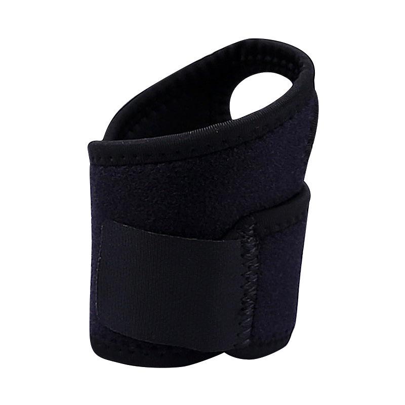 Nastavitelná letní sportovní kompresní zápěstní páska: Prodyšný Basketballový obvaz absorbující pot s přezkou na palec