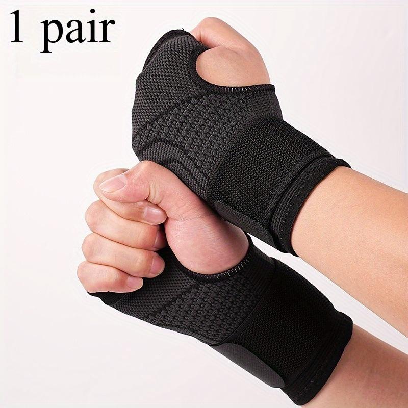 1PAIR Sports Strap Palm Guard Outdoor Sports Weightlifting Fitness Wrap Wrist Elastic Pressurized Strap Palm Guard