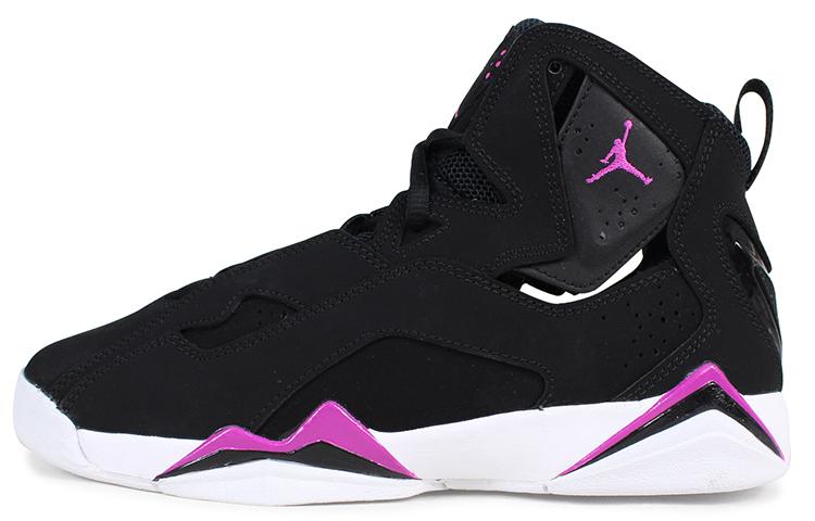Jordan True Flight Черный Розовый Взрыв Белый GS 342774-001 42.5