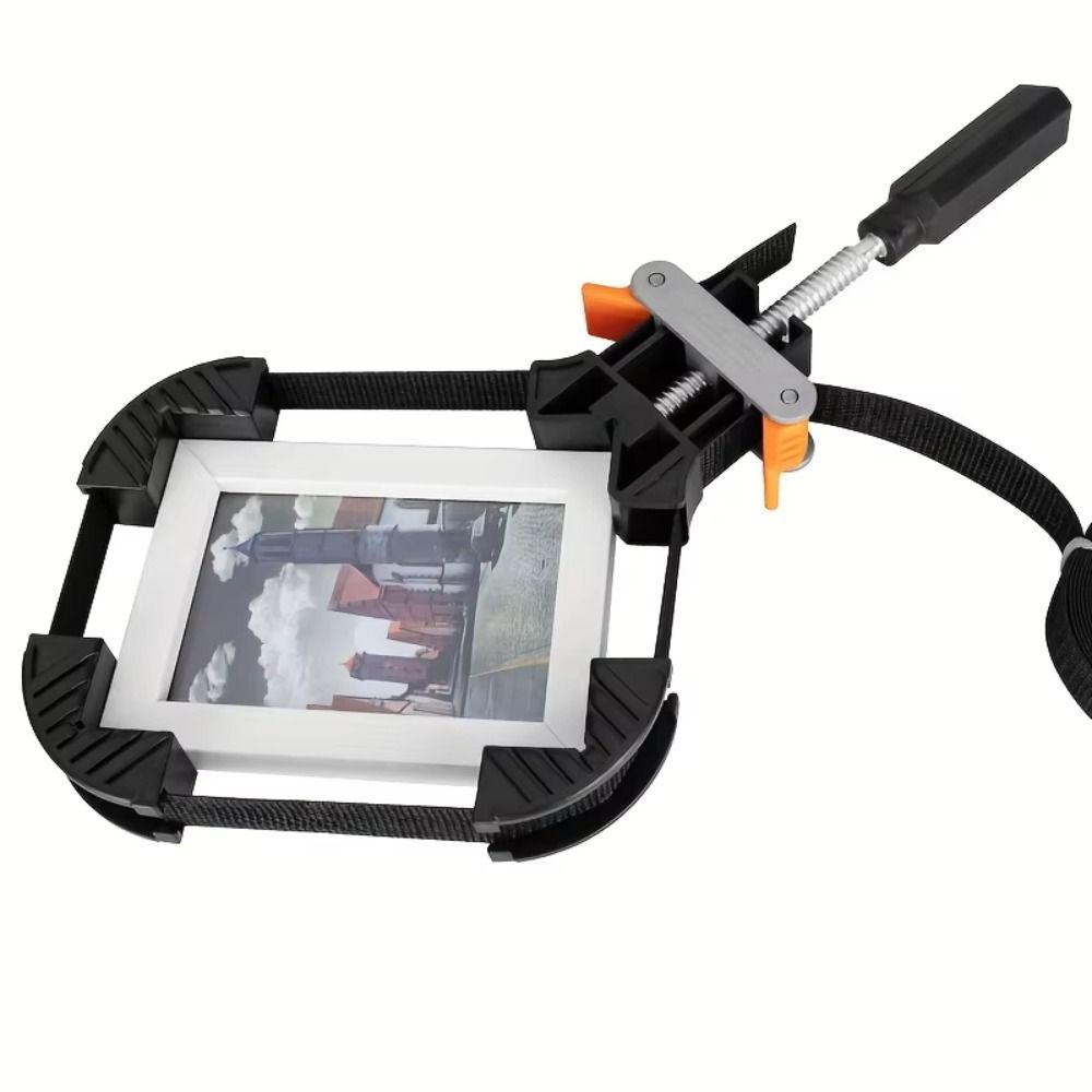 Adjustable Band Clamp Multi Function Quick Release Corner Clamp Variable Angle Pure Nylon Strap Frame Clamp Round Frame