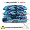 Hatsune Miku Cyberpunk Neon City Duvet Cover Set Anime Bedding With Pillowcases Gaming Room Teen Bedroom Decor Gift For Fans
