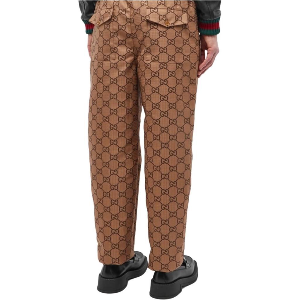 Previous Season GG ripstop cropped trousers 722331-ZAJW8-9867