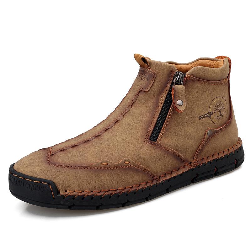 

Shoes New spring shoes Non-slip wear-resistant shoes Shoes Casual Gaobang shoes 48 світло-коричневого кольору