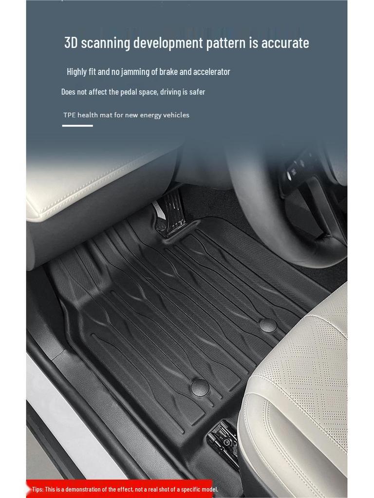 Nissan N7 Floor Mats: Wear-Resistant, Eco-Friendly TPE for 25 Models, Includes Trunk Mat