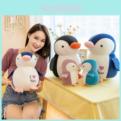 Entzückendes Herz-Pinguin-Stofftier Weiches und kuscheliges Kuscheltier Geschenk für Kinder