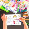 Children's Coloring Books Jungle Animal Mermaid Construction Vehicle Unicorn Drawing Book School Early Education Stationery Toys