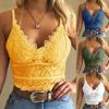 Femei Plus Size Vest Crop Sutien fără fir Lenjerie Lenjerie de corp sexy cu decolteu în V Camisole