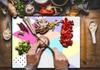 Glass Cutting Board 52X40 Pattern