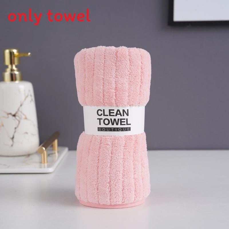 Coral Fleece Face Towel For Home Use Thick Absorbent Soft Adults Gift Collection