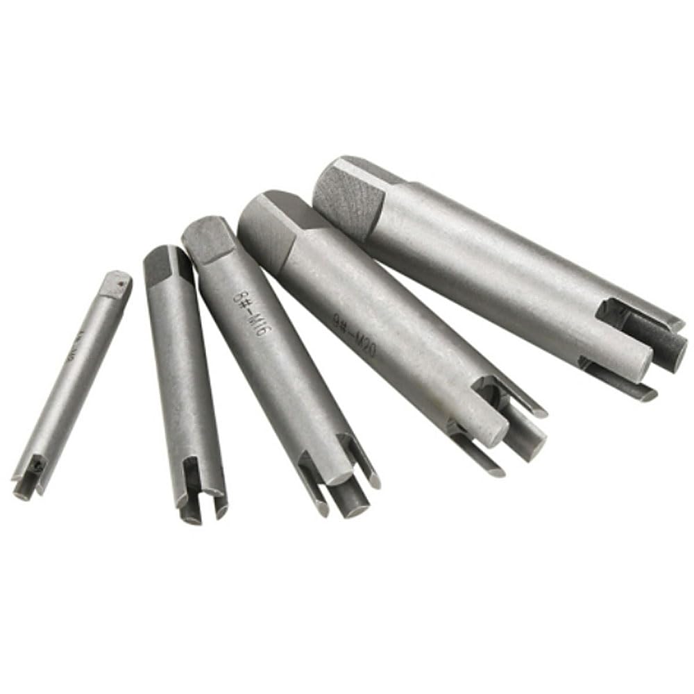 M4-M22 Tap Extractor Set, Screw Extractor, Broken Screw and Bolt Extractor, Stripped Screw Tap Extractor Set, Remover of Broken Heads and Taps, Screw