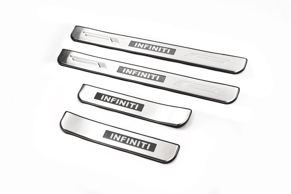 

Накладки на пороги Libao (пластик) для Infiniti QX70 2013-2019 гг