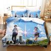 Anime Your Name Luxury Bedding CollectionDuvet Cover Comforter Bed Collection Quilt Cover PillowcaseKing Queen Twin Size Boys Girls Adultse