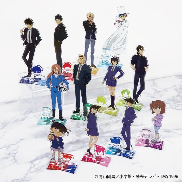 Confect Detective Conan Acrylic Stand Set of F-toys 2-Piece (Gum/Candy Toy) [BOX 12] (Complete Set)