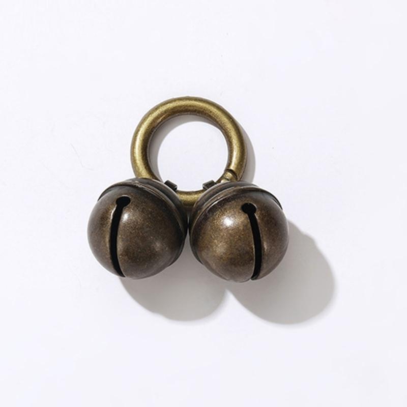 2pcs Loud Multifaceted Collar Bells Cats Dog Collar Bells Rustics Pet Bells for Enhancing Safety and Fashion