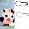 1000Pcs Gourd Shape Safety Pin Metal Knitting Locking Marker Clip Clothing Label Fastener Pin for Stitching Sewing Craft