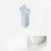 Women's Summer Thin Mesh Breathable Massage Bottom Sweat Absorbing Deodorizing Short Cotton Socks