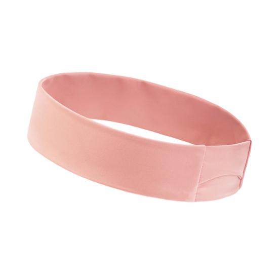 

Sports Headband with Ponytail Hole Moisture Wicking Breathable Stretch Quick Dry Anti-Slip Men Women Athletic Yoga Running Basketball Fitness светло-розовый