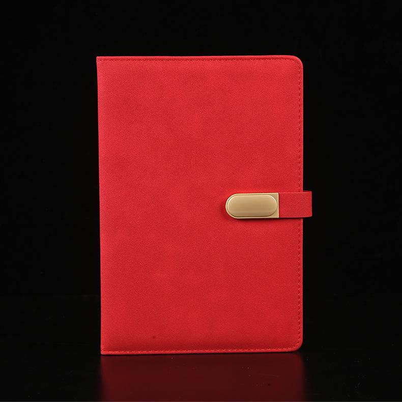 Premium Velvet Texture A5/A6 Business Notebook with Magnetic Closure