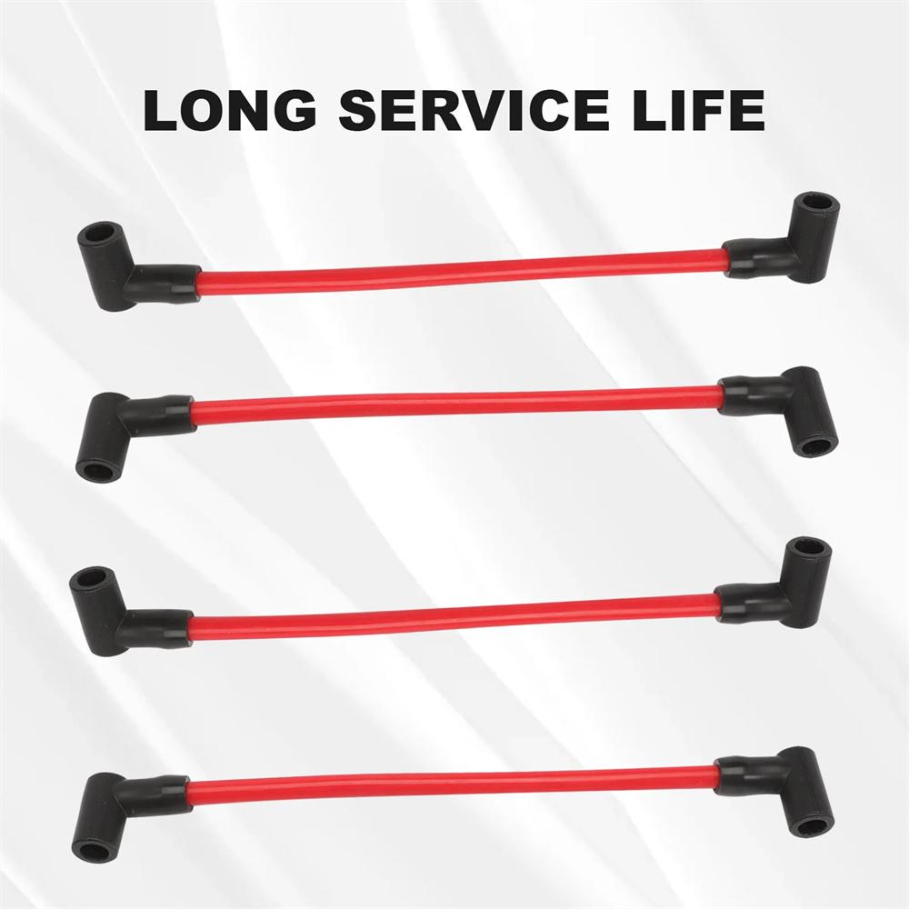 

4 шт. 582365 Провода свечей зажигания Подходят для подвесных моторов Johnson Evinrude 80-140 л.с. V4