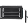 6U Wall Mount Network Server Cabinet, 15.5'' Deep, Server Rack Cabinet Enclosure, 200 lbs Max. Ground-mounted Load Capacity, with Locking Glass Door