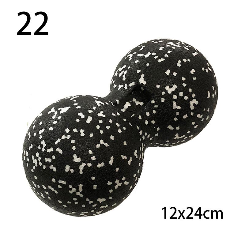1/2PC Body Fascia Lightweight Lacrosse Myofascia Ball Peanut Massage Ball Lightweight Fitness