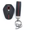 Key Case Cover for bmw with Keychain Anti-Scratch Guard Shockproof Protection Soft Grip Texture Responsive Button Touch Dust Resistant Cover