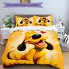 3pcs Pluto Bedding Set - Includes 1 Quilt Cover and 2 Pillowcases, Comfortable Bedding with Stylish Design for Bedroom, Machine Washable - Perfec