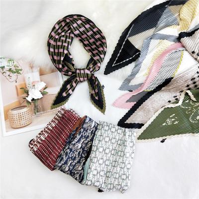 Moda Dekorasyon Eşarp Saç Bandı Bağlama Saç 70 Küçük Kare Eşarp İpek Eşarp Kadın İlkbahar Ve Sonbahar Çok Yönlü Küçük Eşarp Profesyonel Eşarp