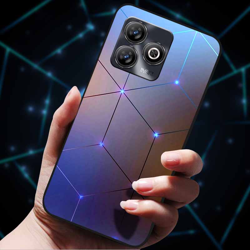 Für TCL 20 Pro 5G Hüllen Modische Weiche TPU Silikon Rückabdeckungen für TCL 20Pro 5G Rückseite Cartoon Katze Hülle Bumper TCL20Pro T810H