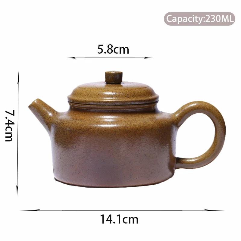 230ml Yixing Yixing Zisha teapot traditional handmade beauty teapot Chinese Kung Fu tea set, tea set