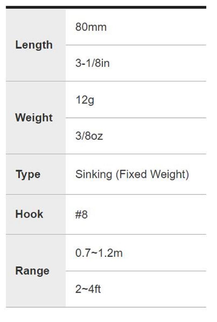 DUO Spearhead Ryuki 80S Sinking Lure ANA4056 (7950)