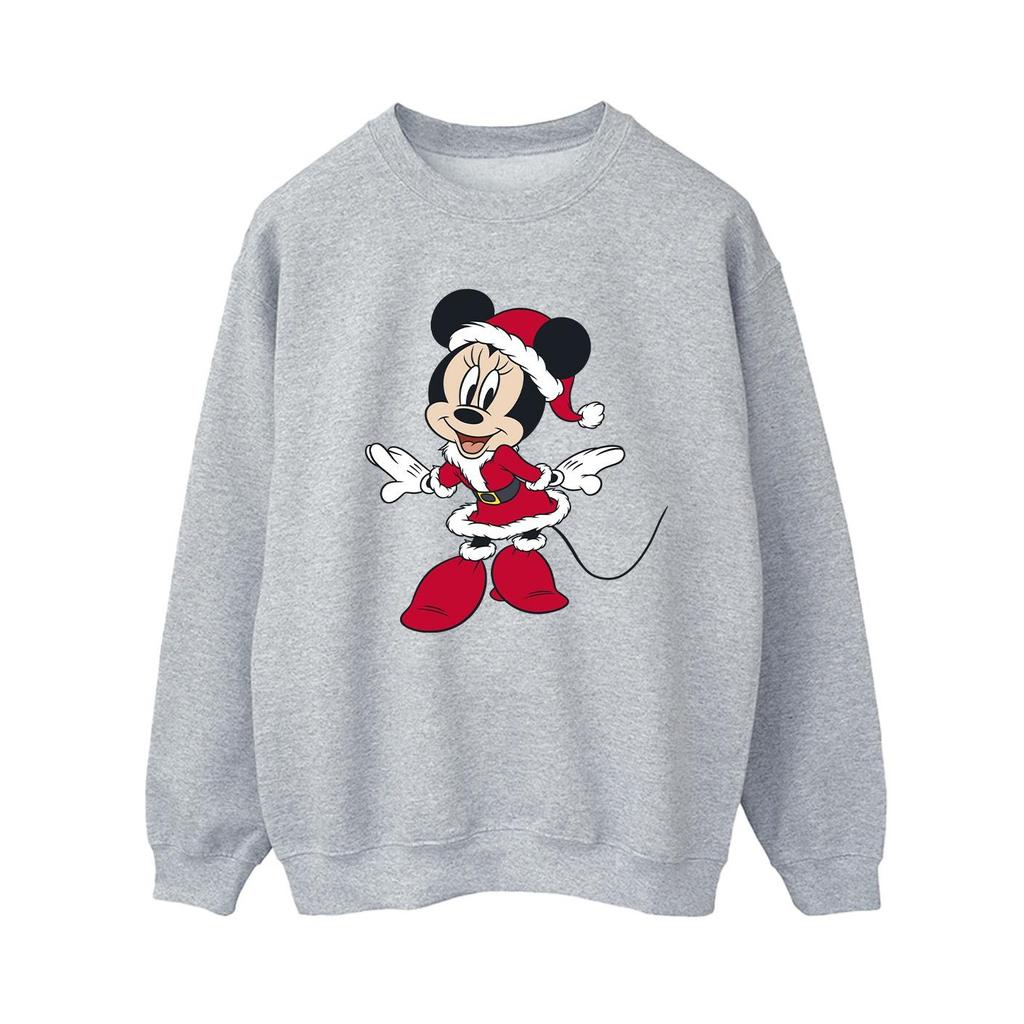 Disney Damen/Damen Minnie Maus Weihnachts-Sweatshirt
