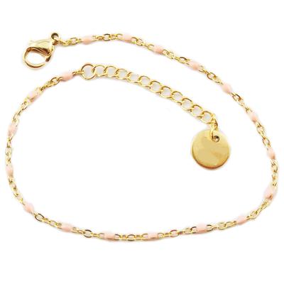 [R0069] - Rose Gold 'Boho' Steel Designer Bracelet - 2 Mm