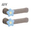 Door Handle Protector 2/4Pcs Flower Cover, Anti-collision Knob Protector, Anti-Static Bedroom Anti-Freeze Lever Sleeve for Home Office