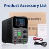 Regolatori di Tensione Variabili 0-30V 0-10A 300W, KUAIQU, Display TFT a 5 Cifre 0.01mA Visualizzazione Curva Tensione Corrente OCP OVP Per Rilevamento Consumo Energetico