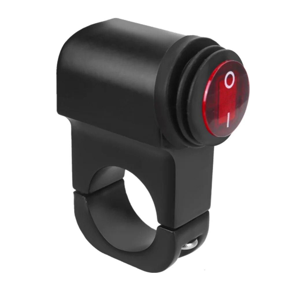 

Aluminium Alloy Headlight Button On/Off Switch Fog Spot Light Waterproof 12V Light Switch Motorcycle Handlebar
