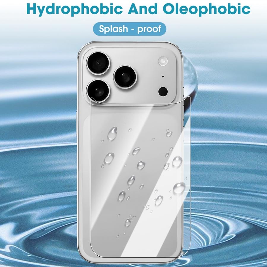 [2+2] 4in1 Front&Back Tempered Glass Screen Protectors for IPhone 17 Air / 17 Pro / 17 Pro Max HD Clear Full Cover Film for IPhone17