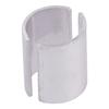 1 Pair 7/8" to 1" Motorcycle Handlebar Clamp Conversion Risers Shims Reducer Spacers Aluminum Alloy Silver Universal
