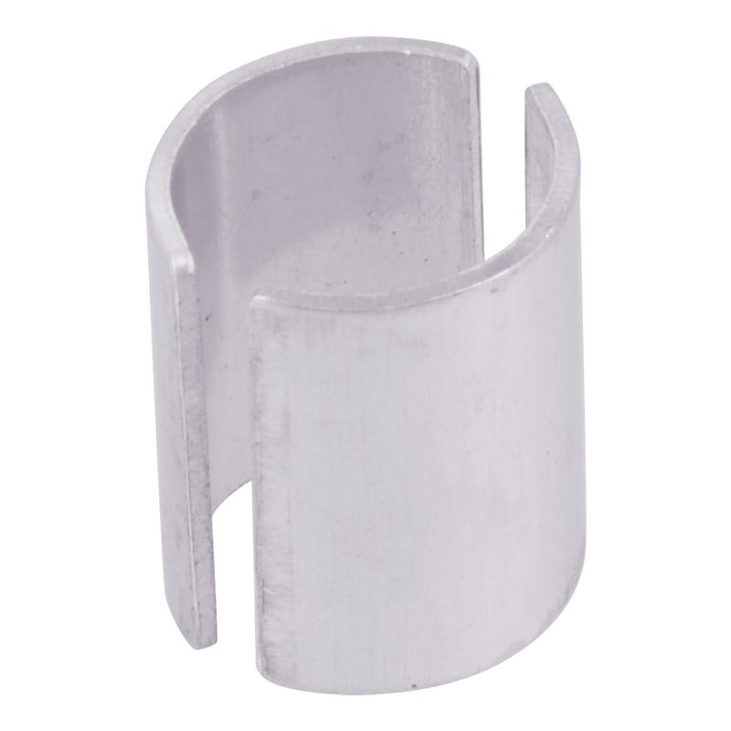 1 Pair 7/8" to 1" Motorcycle Handlebar Clamp Conversion Risers Shims Reducer Spacers Aluminum Alloy Silver Universal