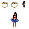 Wonder Woman Baby Costume Dress With Rope For Superhero Girls
