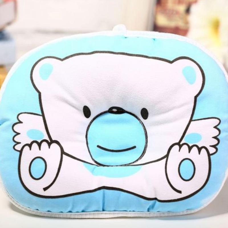 Newborn Bear Printed Pillow Infant Baby Support Cushion Pad Prevent Flat Head Newborn Bear Printed Pillow Infant Baby Support Cushion Pad Prevent Flat Head