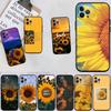 PP9 Beautiful Yellow Sunflower Soft Shell Phone Case for OPPO A3 Pro A72 A74 A76 A77 A77S A78 A79 A94 A95 A18 A40M A58