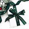 New 4.5 Meter Christmas Ribbon Ployester DIY Crafts Printing Ribbon Handmade Christmas Decoration Xmas Gift Wrapping Ribbon